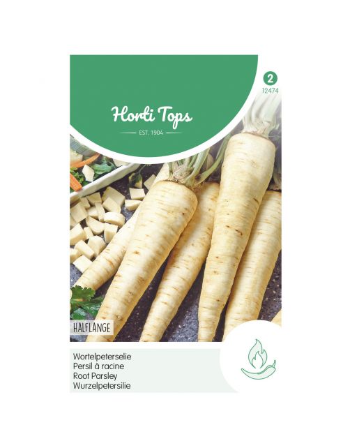 Hortitops Wortelpeterselie Halflange - Kruidenzaden - 3 g
