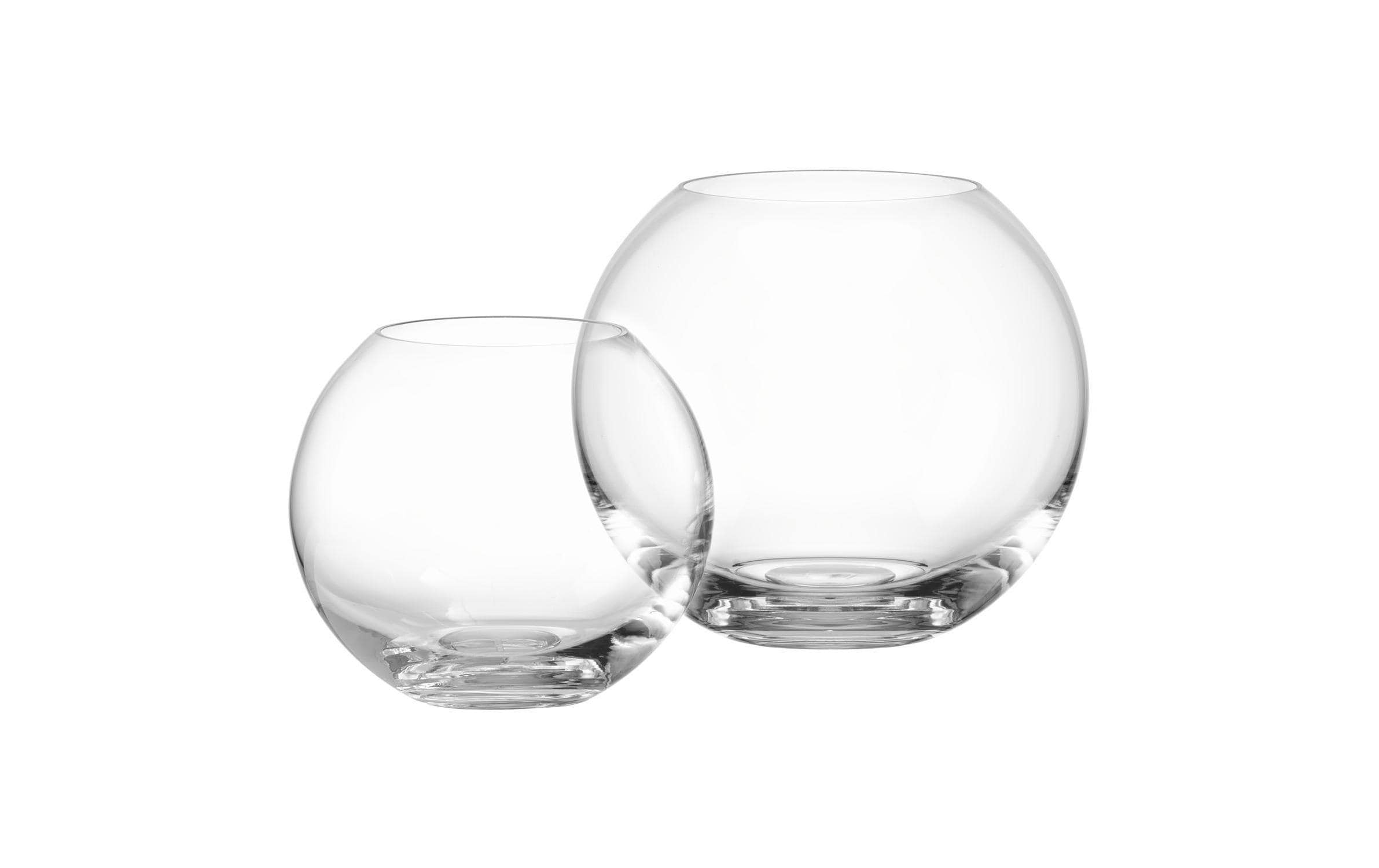 Vase Boccia 15 cm TransparentKugel-Vase aus Glas, Transparent
