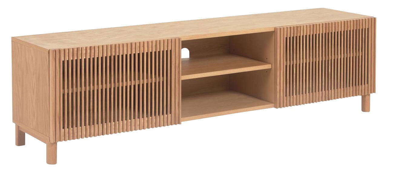 Kave Home Lowboard BEYLA 180 x 49,5 cm Eiche braun