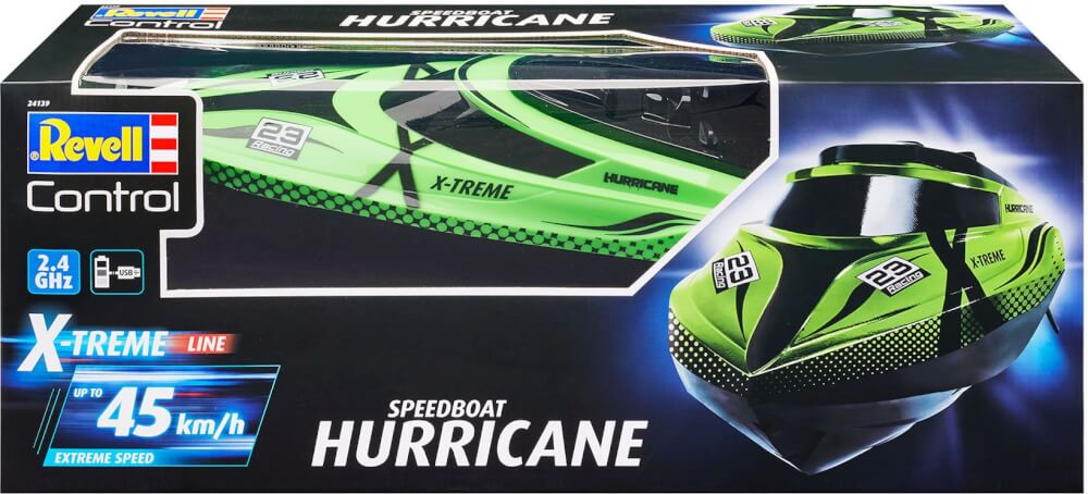 RC X-TREME Speedboat Hurricane, Revell Control Ferngesteuertes Boot