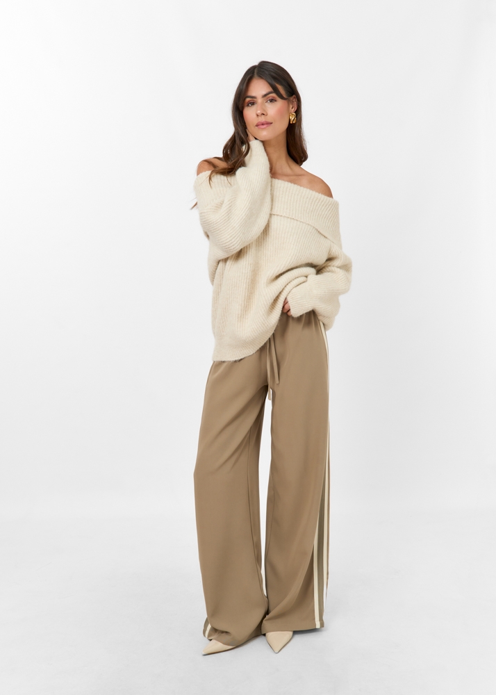 Ally broek taupe