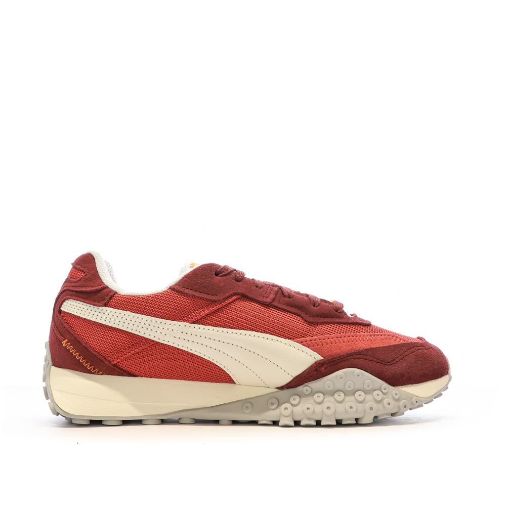 Puma Baskets Rouge Homme Puma Rider Washed