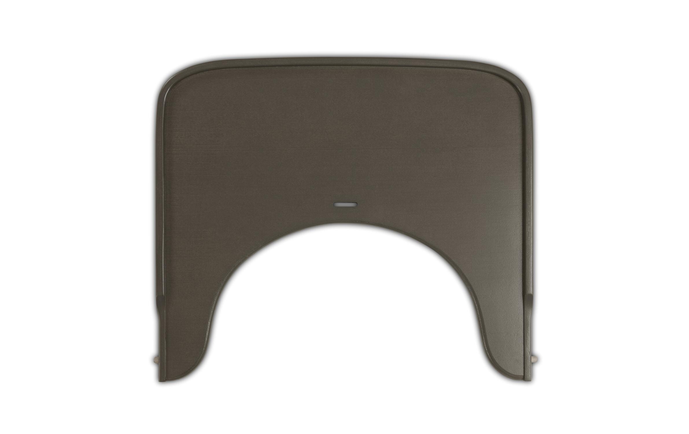 Essbrett zu Alpha Wooden Tray CharcoalPraktischer Esstisch aus Holz zu Hochstuhl Alpha+ und Alpha+ Select