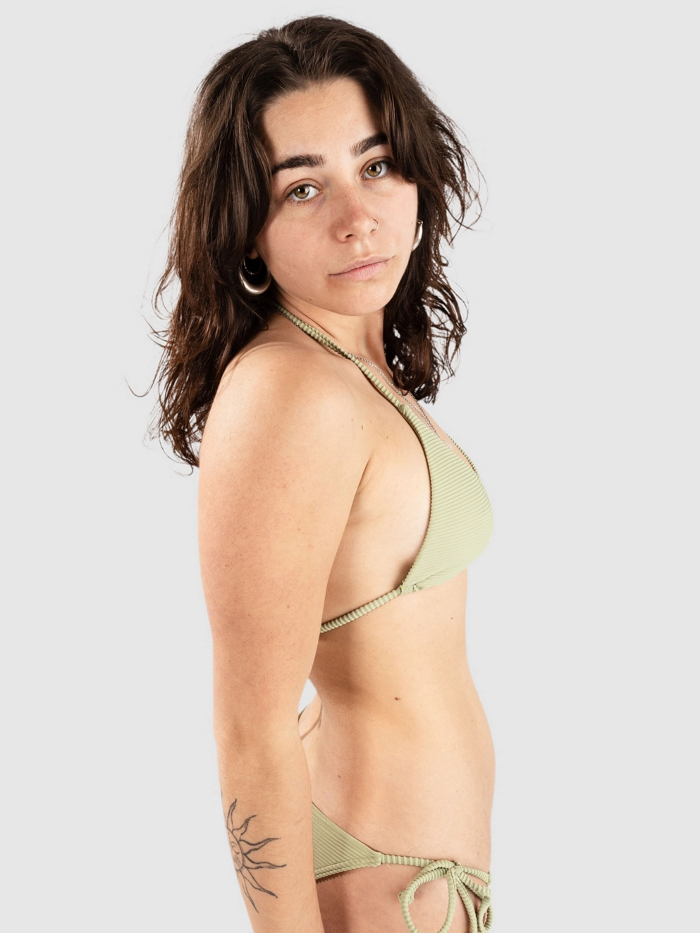 Billabong Tanlines Multi Tri Bikini Top avocado