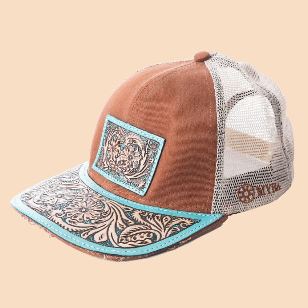 Myra Bag Jenson Hill Cap bruin - turquoise