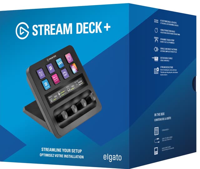 Elgato Stream Deck + kontrolpanel