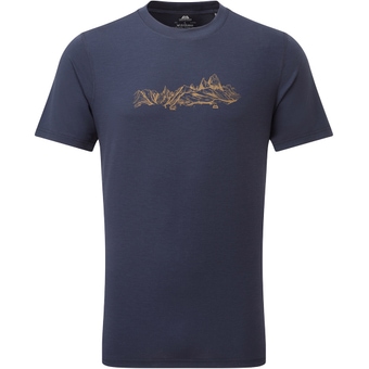 Mountain Equipment Groundup Skyline T-Shirt Cosmos Herren