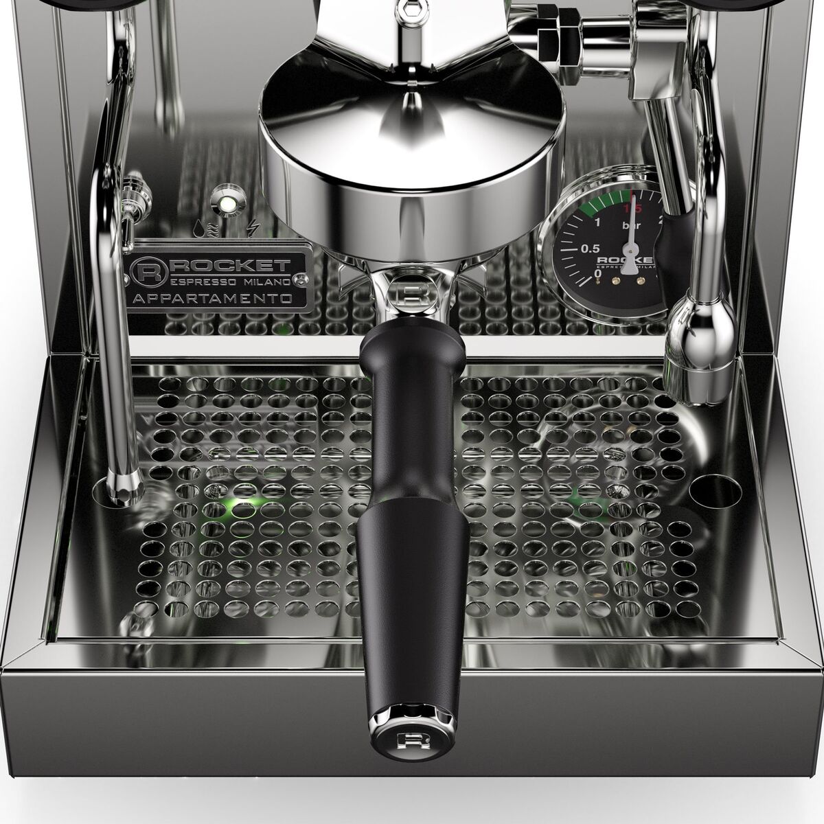 Appartamento TCA espressomaskin, krom/hvit