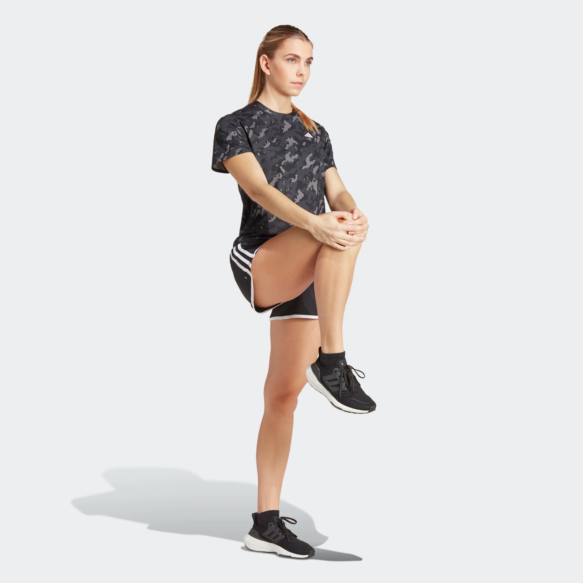 Marathon 20 Running Shorts Dame Black/White