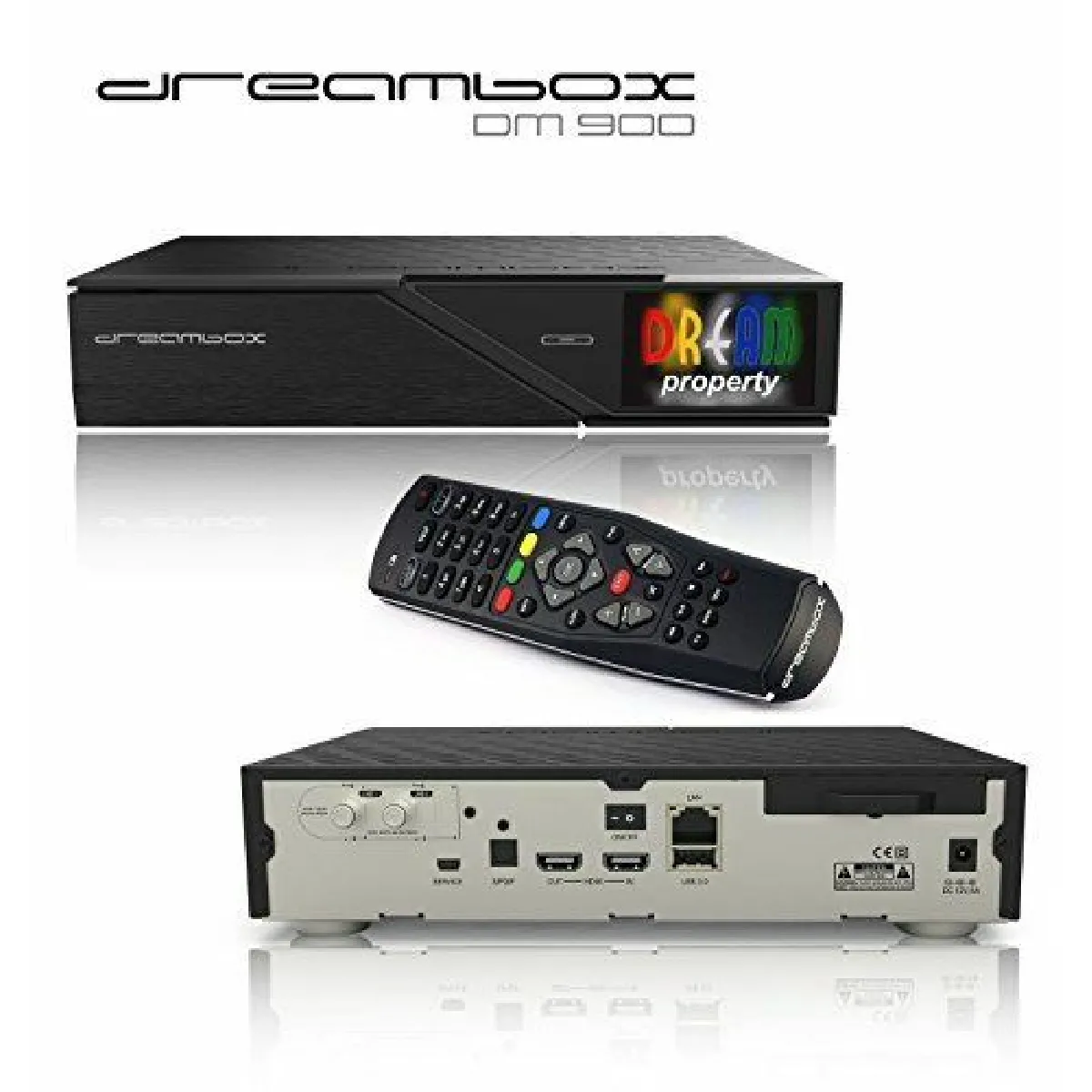 Dreambox DM900UHD 4K - Noir