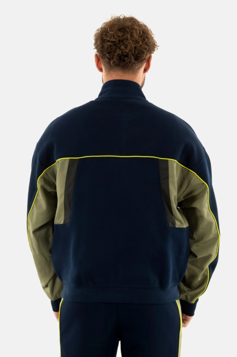 Blousons et vestes lacoste sh2808 ibg marine/aubier-kaki-luciol