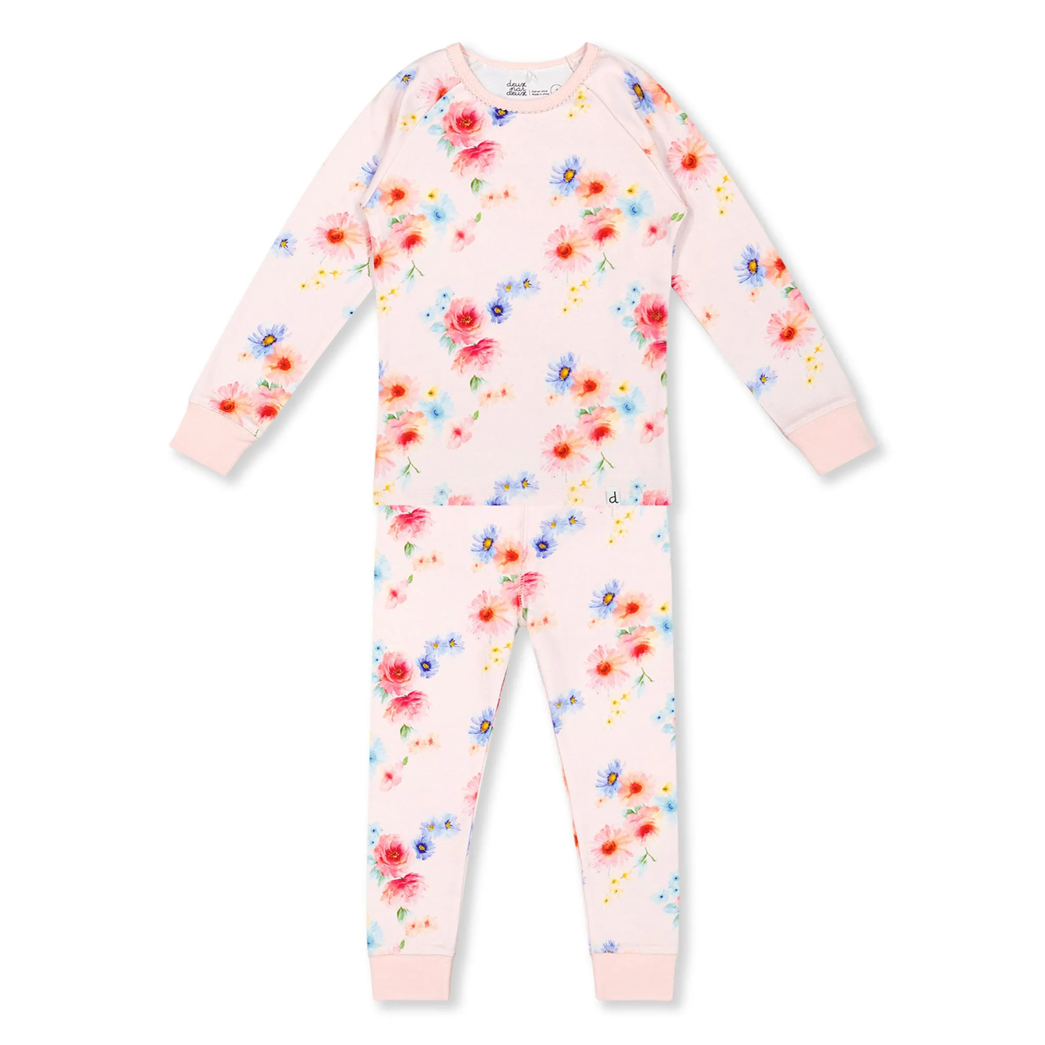 Deux par Deux Pyjama Bouquet De Fleurs 7-10ans
