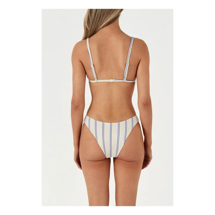 Zulu & Zephyr Bas de Maillot Marine Rayures | Ecru