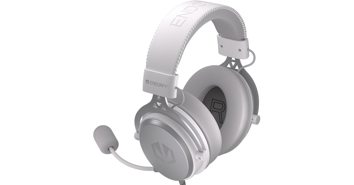 ENDORFYVIRO Plus USB Onyx White over-ear gaming headset  (Wit, USB-A, 3,5 mm aansluiting)
