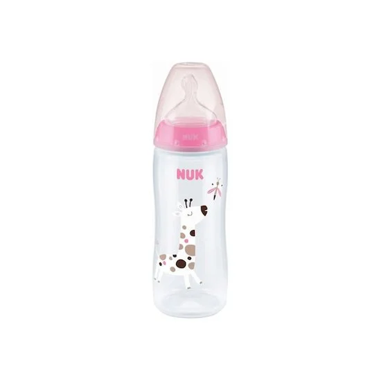 Biberon First Choice+ Temp Control Silicone   Rose clair        360 ml   de               Nuk