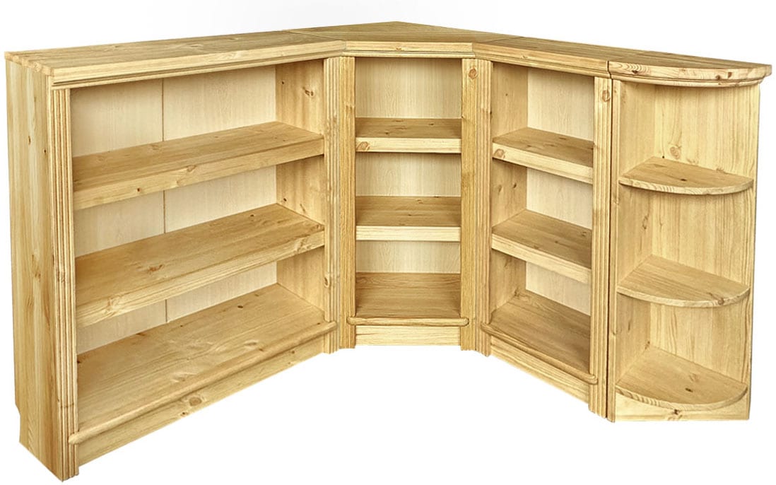 Home affaire Standregal »Soeren Stege« Aus massiver Kiefer, Masse (B/T/H): 40/29/97 cm