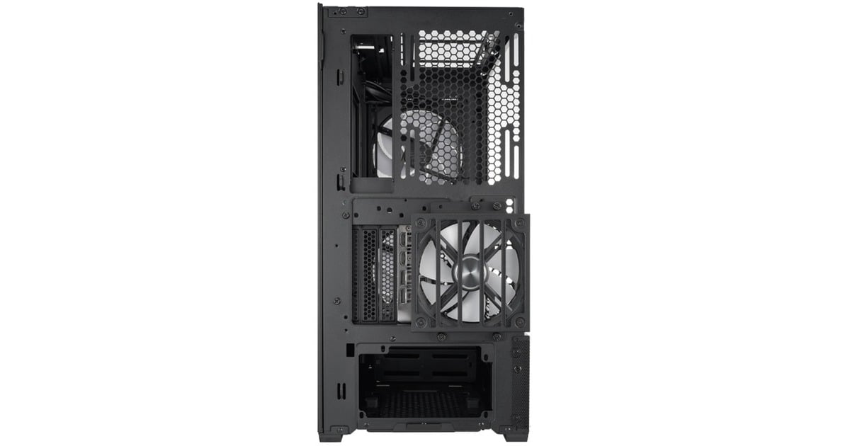 Lian LiLancool 216 RGB midi tower behuizing  (Zwart | 2x USB-A | 1x USB-C | RGB | Tempered Glass)