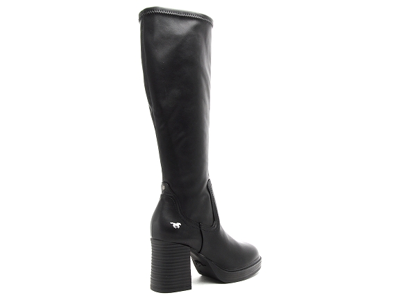 Mustang bottes talons femme 1474501 noir