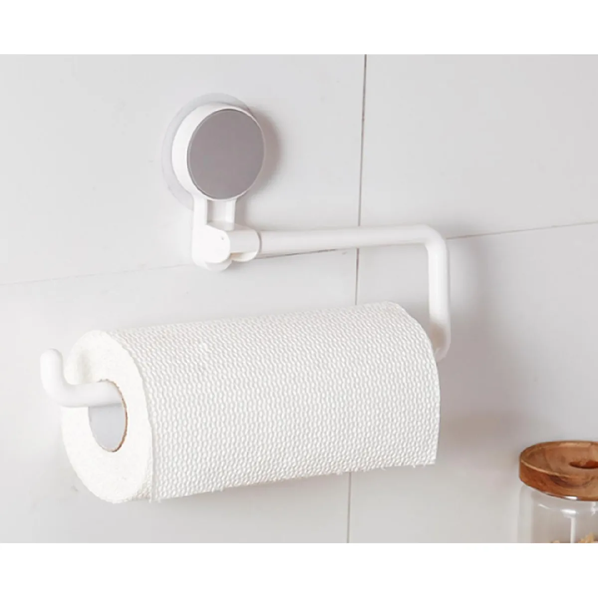 Porte-serviettes de salle de bain - Blanc