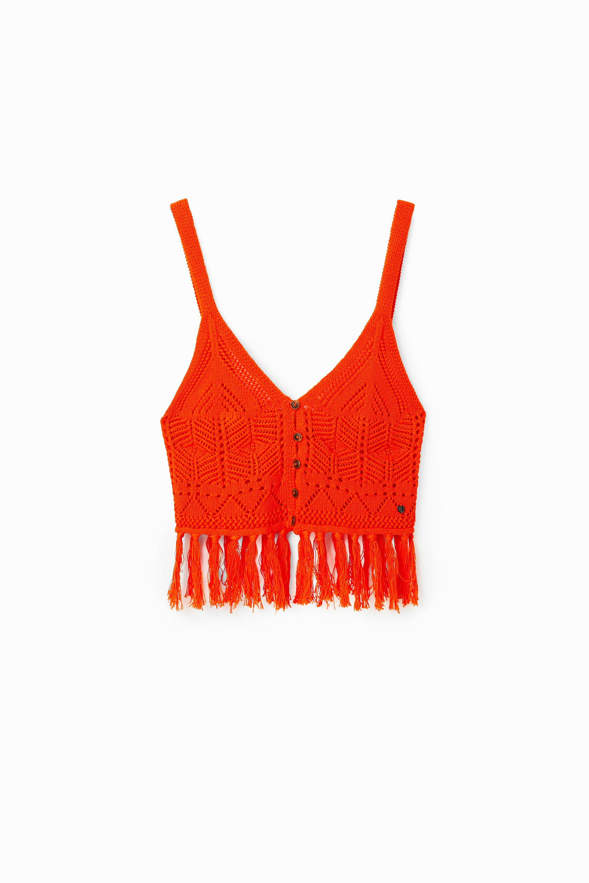 Débardeur court crochet