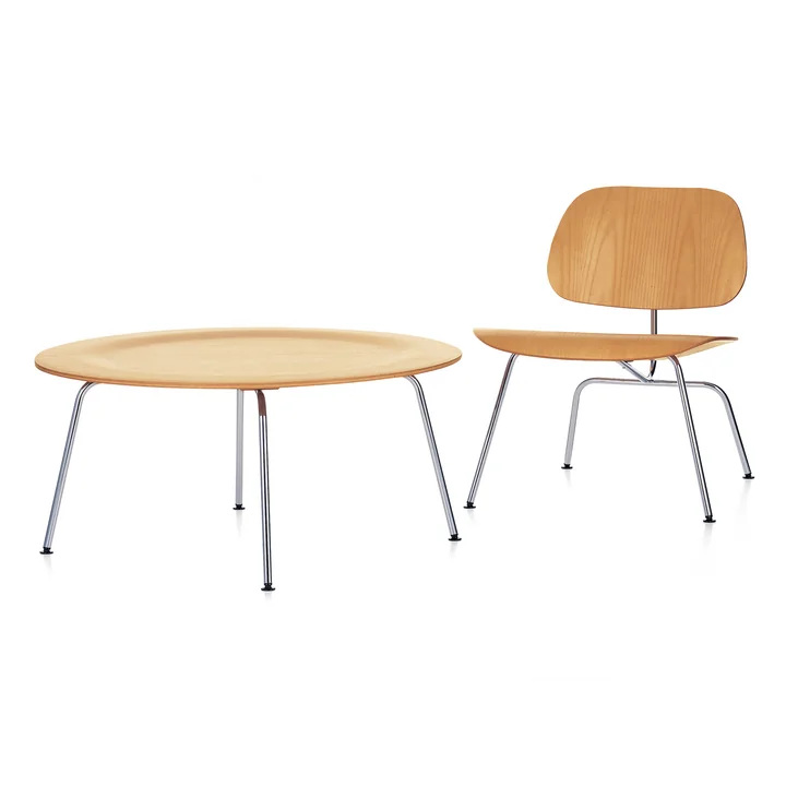 Vitra - Plywood Group LCM, Nussbaum / schwarz