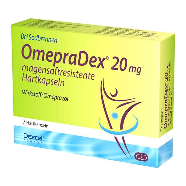 Omepradex 20 mg magensaftresistente Hartkapseln, 7 St