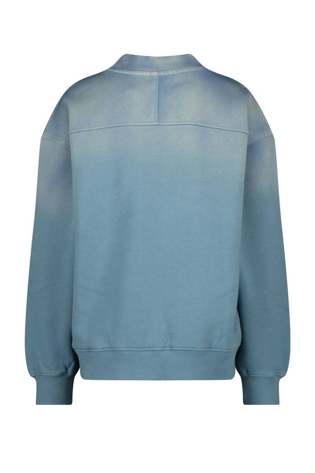 Vingino sweater Nebras met printopdruk blauw