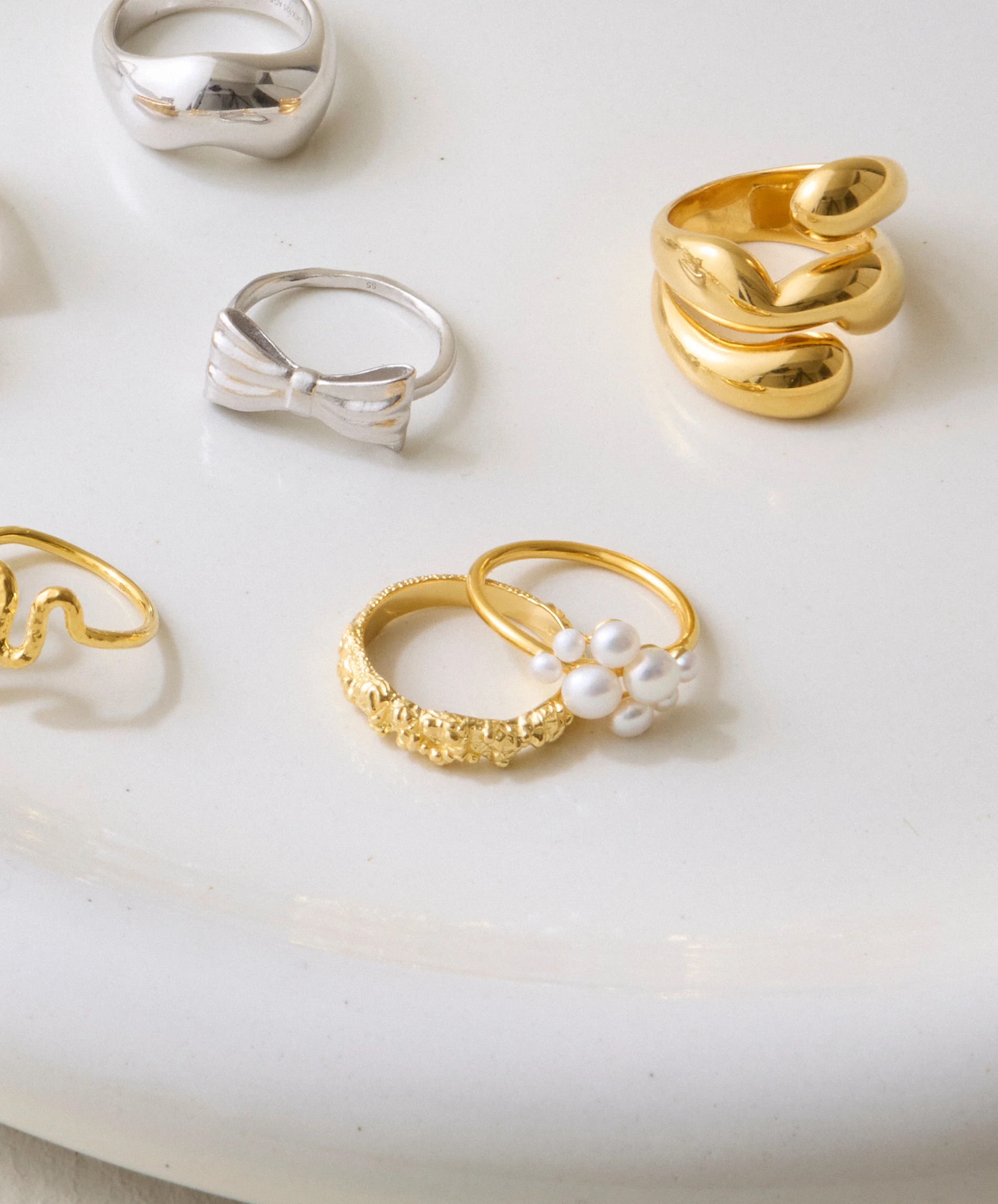 Pernille Corydon  True Treasure ring - forgyldt