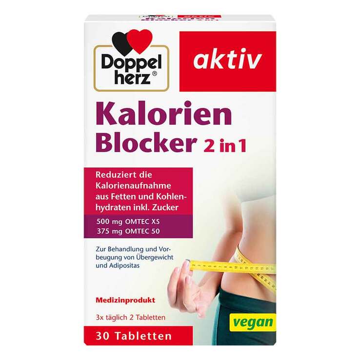 Doppelherz Kalorien Blocker 2 in 1 Tabletten, 30 St