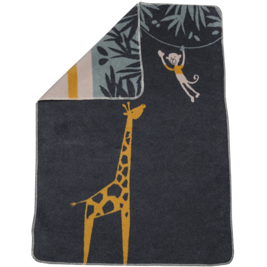 DAVID FUSSENEGGER Decke Giraffe anthrazit