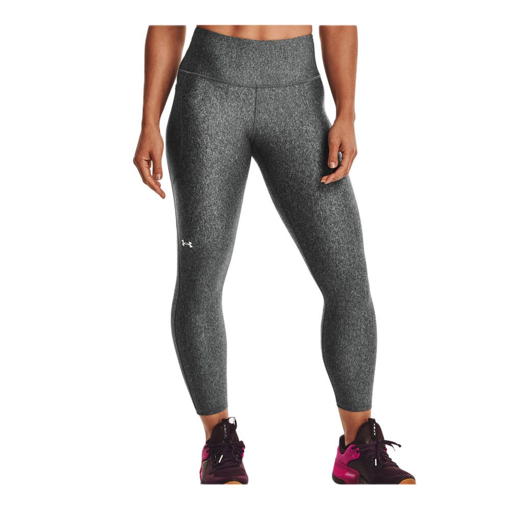 Under Armour HEATGEAR HI RISE - Legging Femme gris