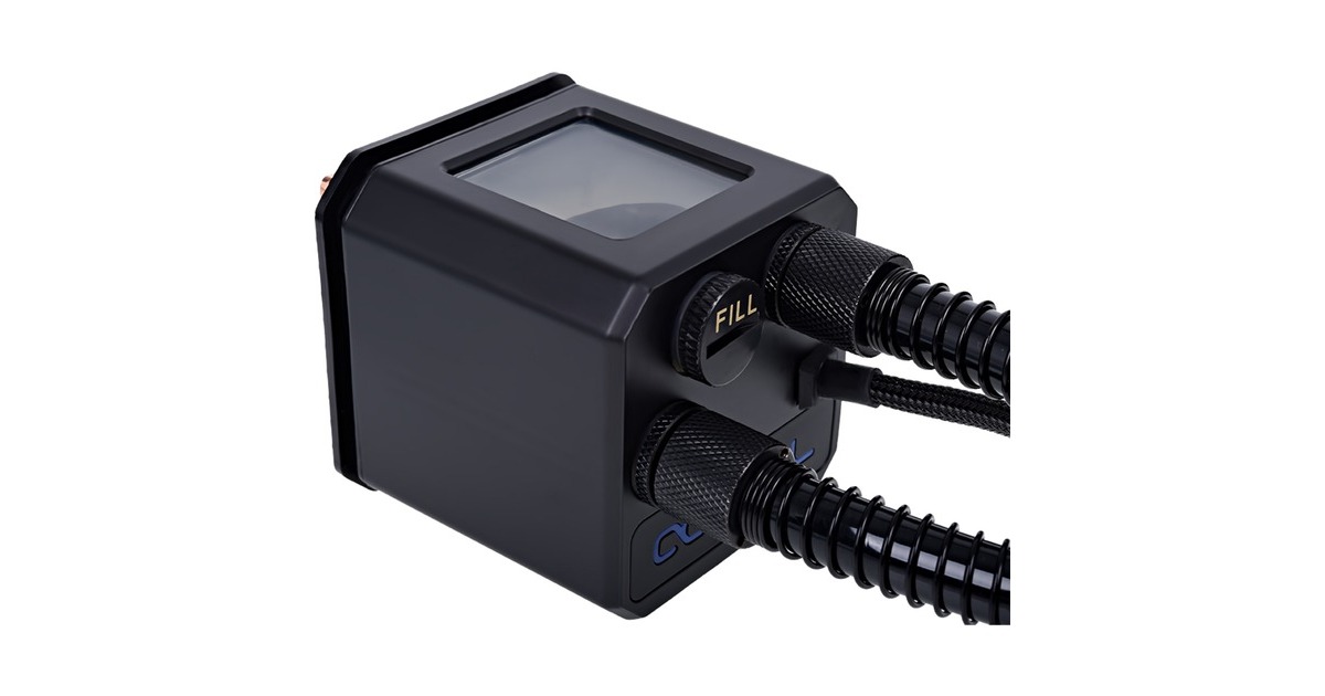 AlphacoolEisbaer 360 CPU waterkoeling  (Zwart, 4-pins PWM fan-connector)