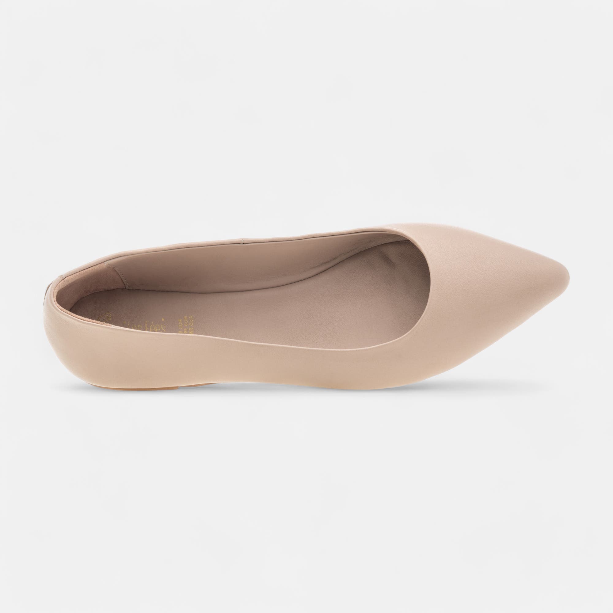 Ballerines Femme en cuir neutre