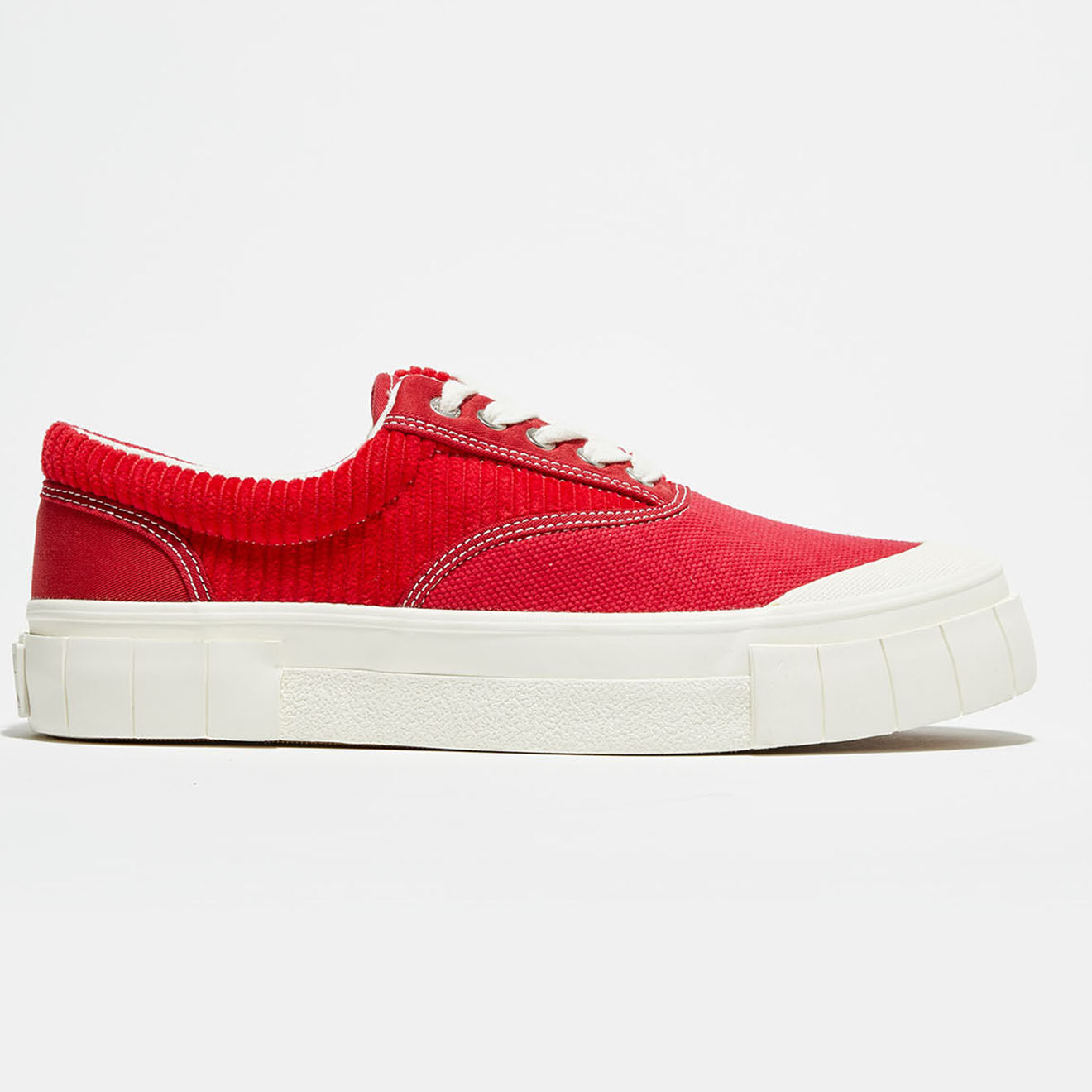 Good News Sneakers en Coton biologique Jute rouges