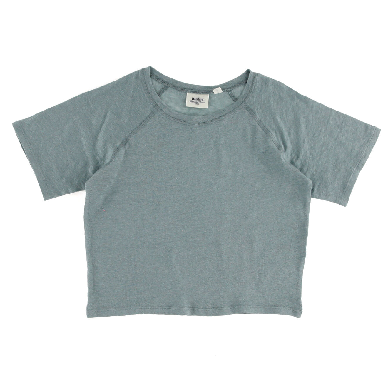 Hartford T-Shirt 100% Lin Thérèse vert eucalyptus
