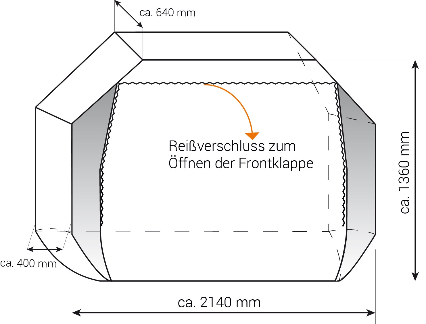 Hindermann Bikehülle Concept Zwoo 2 E-Bikes