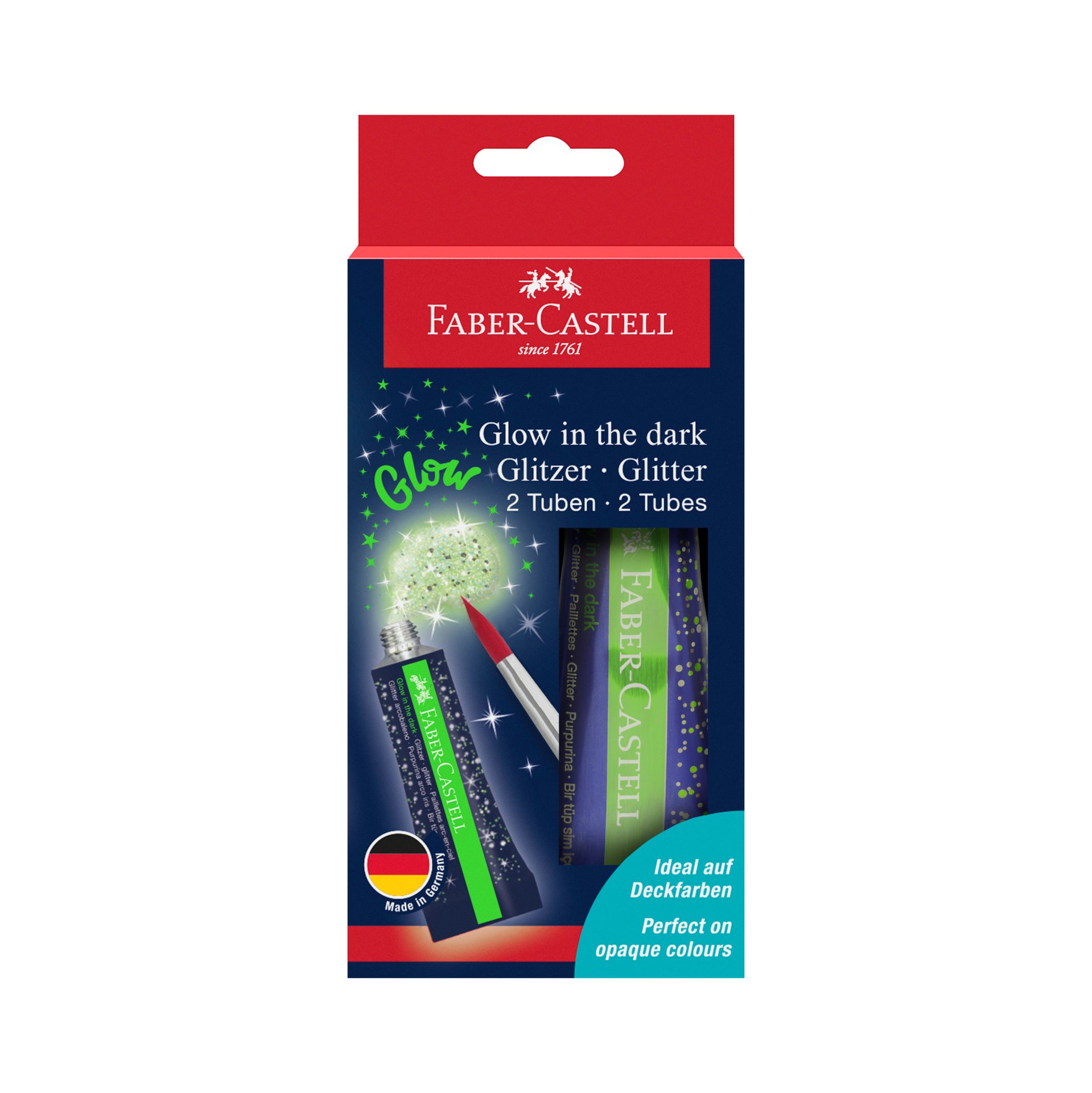 Faber-Castell Glitzer-Gel Glow in the dark Set