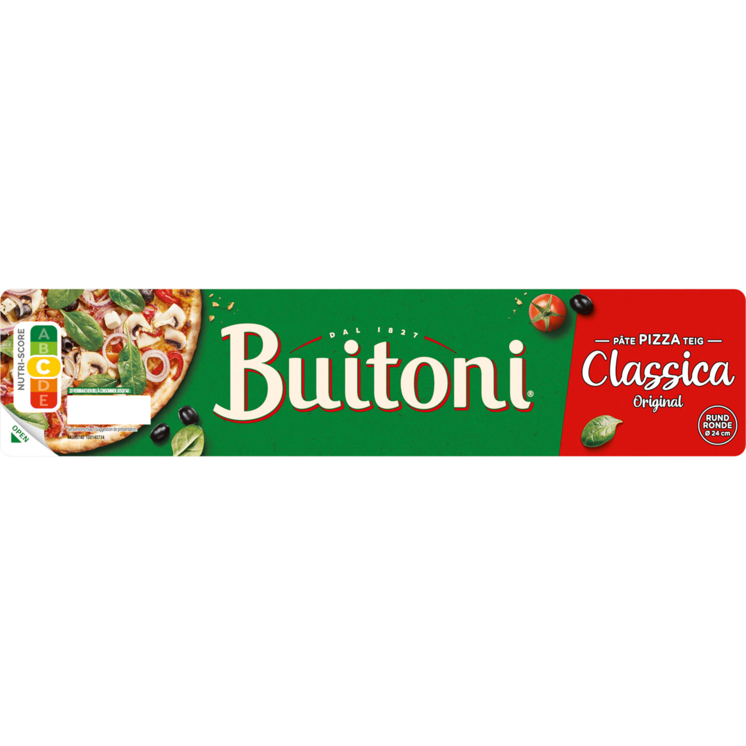 Buitoni Pizzateig Classica Original Rund Ausgewallt Ø24cm