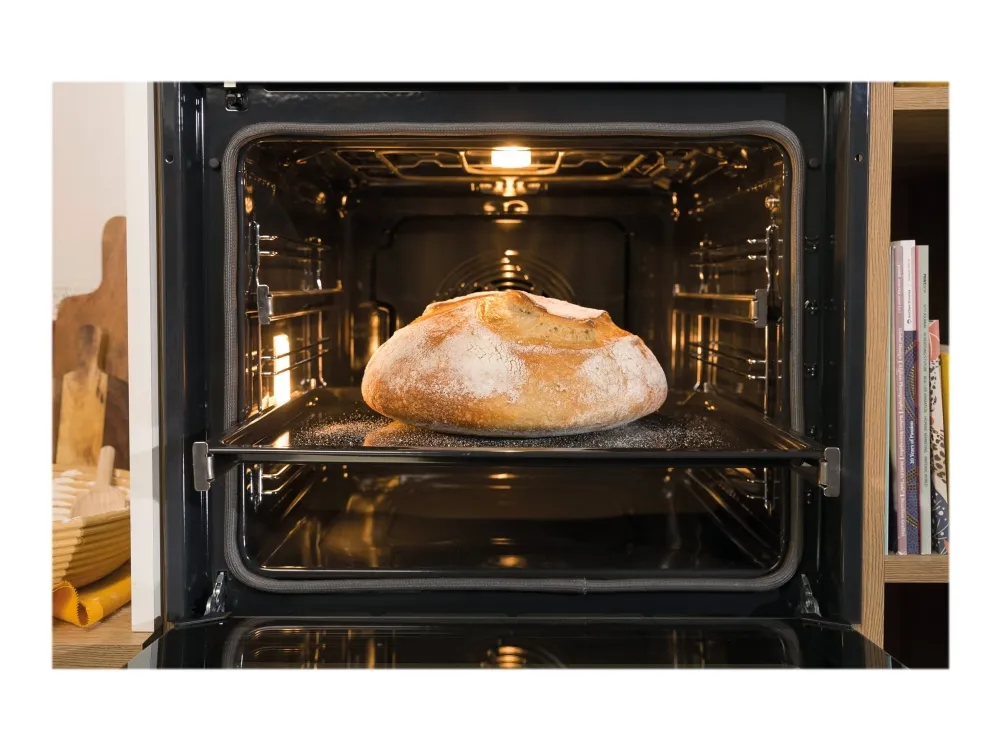 Gorenje Advanced BPSA6747A08BG - Ovn - med dampfunktion - til indbygning - niche - bredde: 56 cm - dybde: 55 cm - højde: 59 cm - med selv-rengøring - Klasse A  - sort