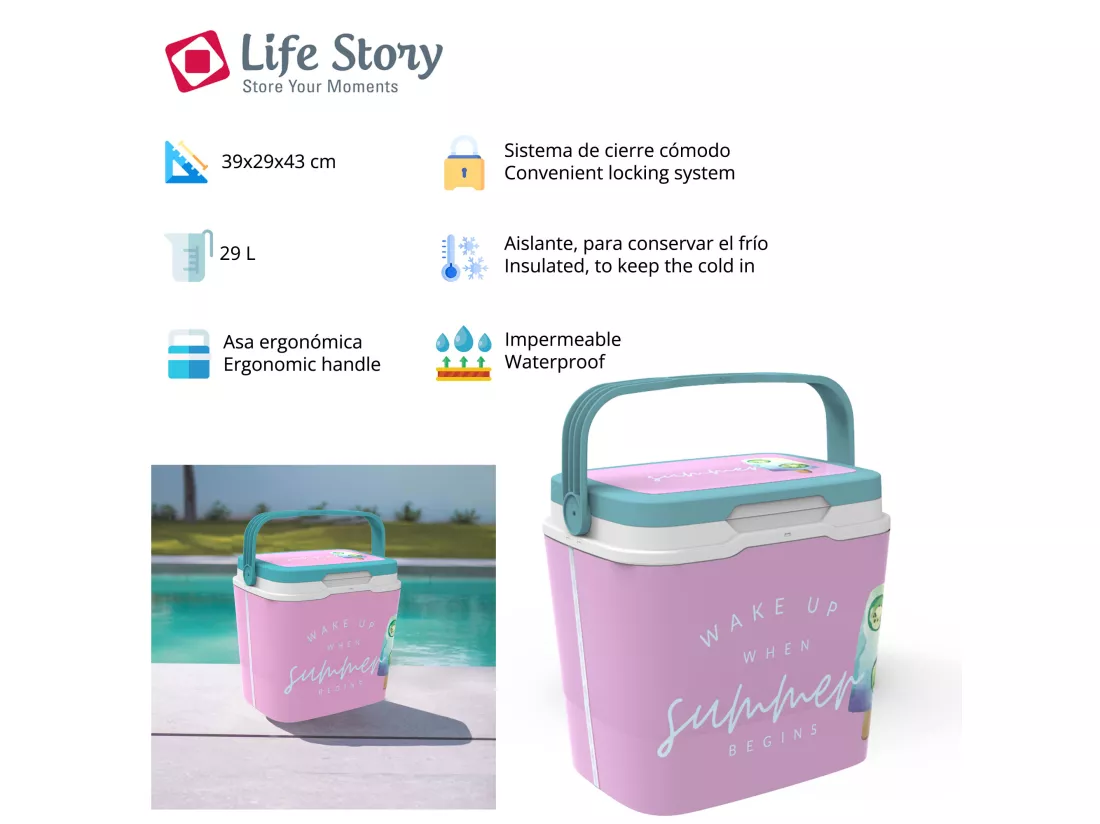Réfrigérateur life story 29l summer begins