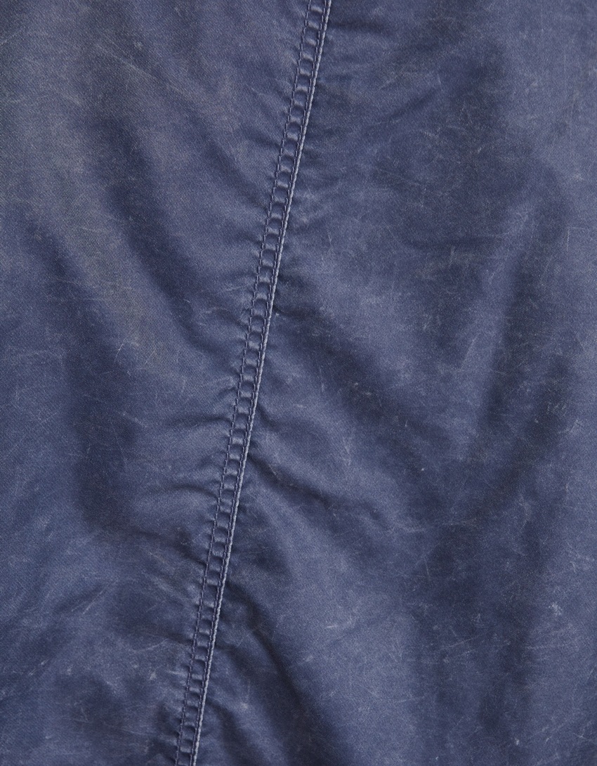 Jaqueta bomber de nylon desbotada