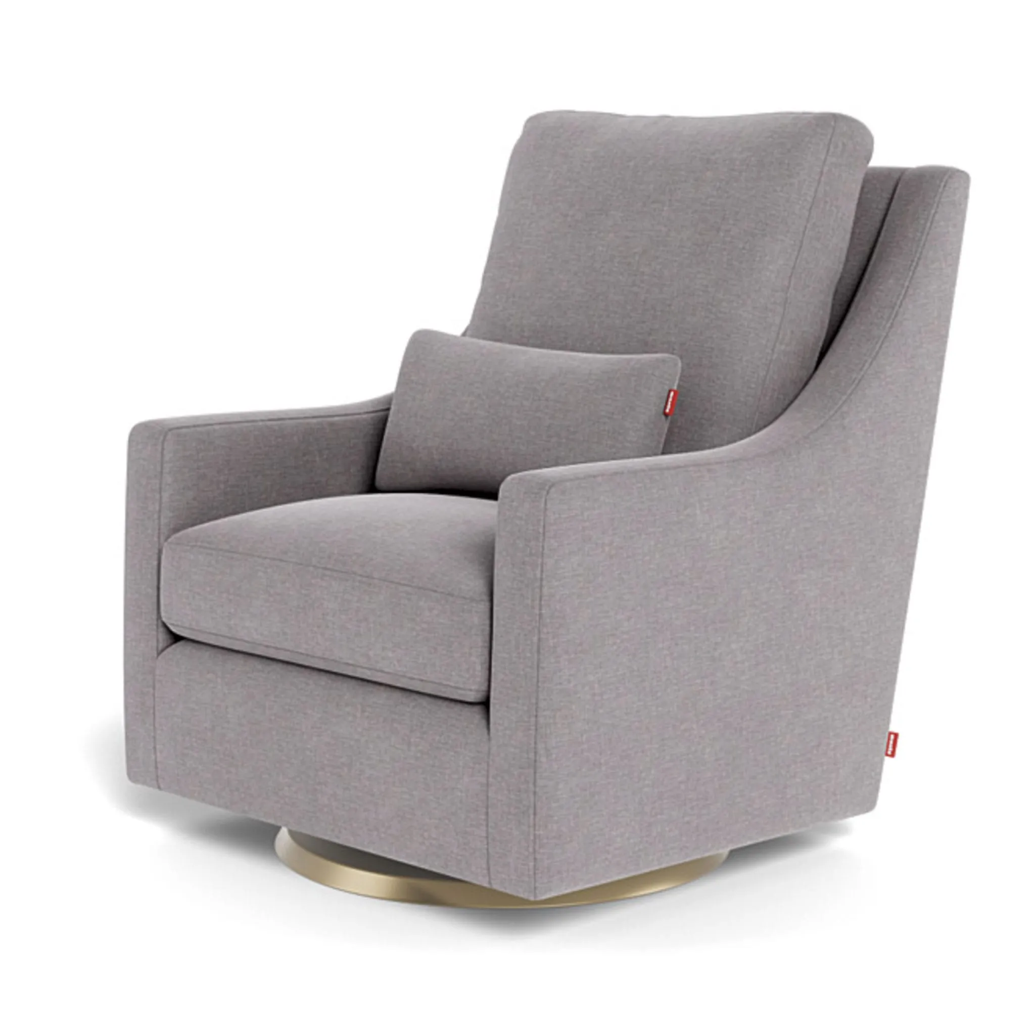 Monte Fauteuil Berçant et Pivotant Vera - Pebble Gris  Or