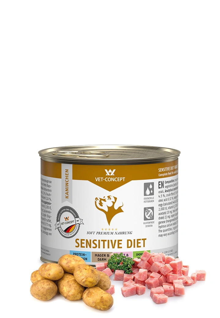 Hundemenü Sensitive Diet Kaninchen