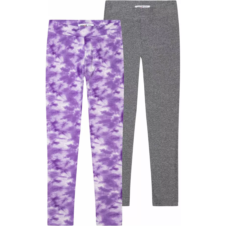 MINOTI 2er-Pack Leggings Grau