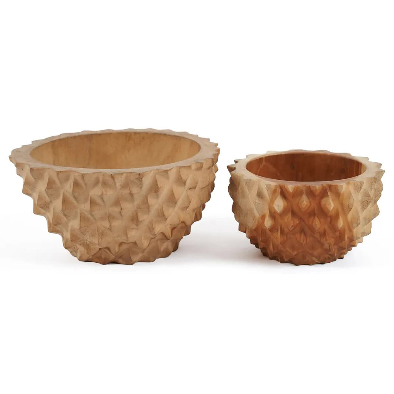 Bazar Bizar Bol en teck Durian naturelle - D.20 cm