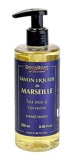 DOCKSOAP - SAVON DE MARSEILLE TEA TREE VERVEINE 250ML POMPE