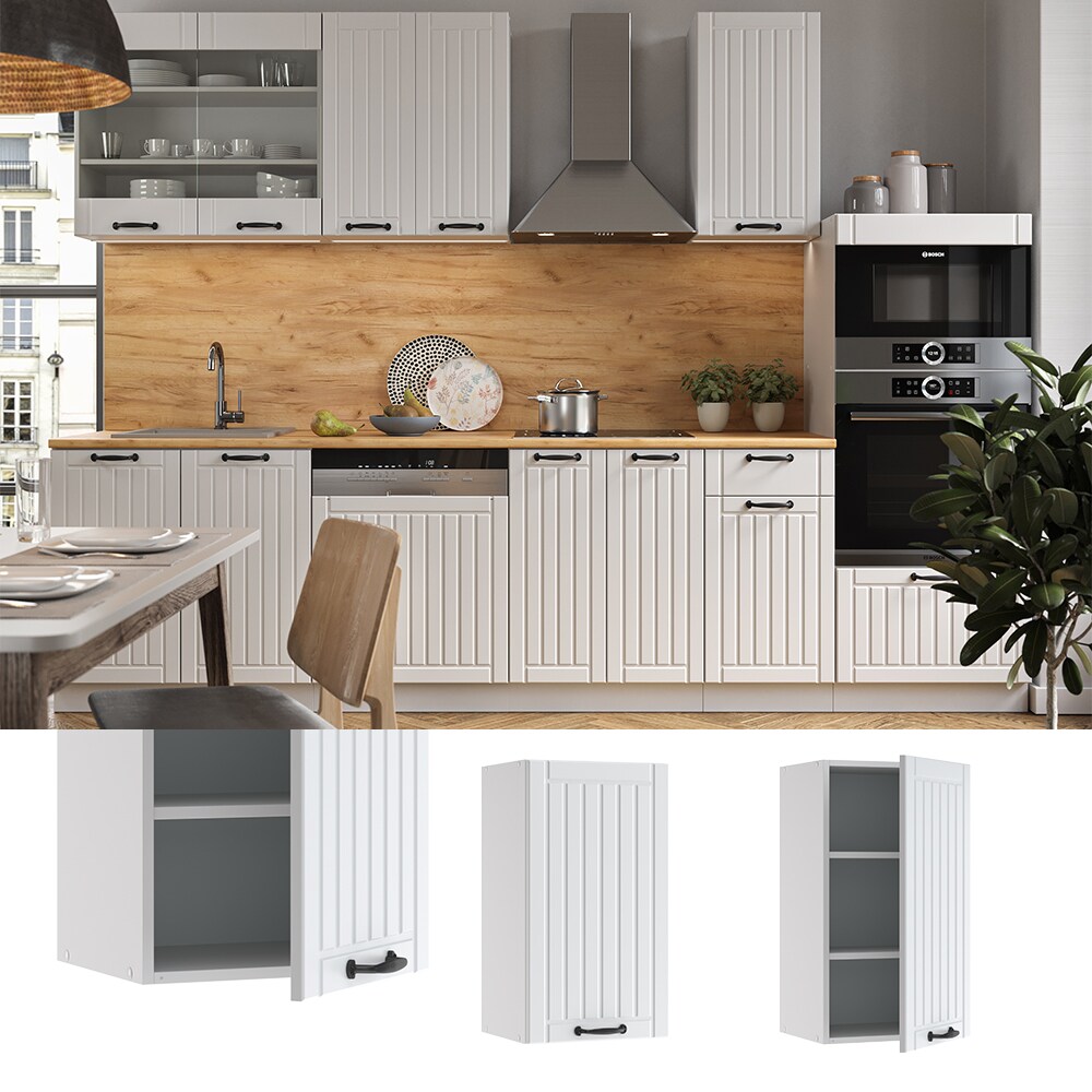 Vicco Hängeschrank 40 cm FAME Line Küchenschrank Küchenzeile Landhaus Weiß