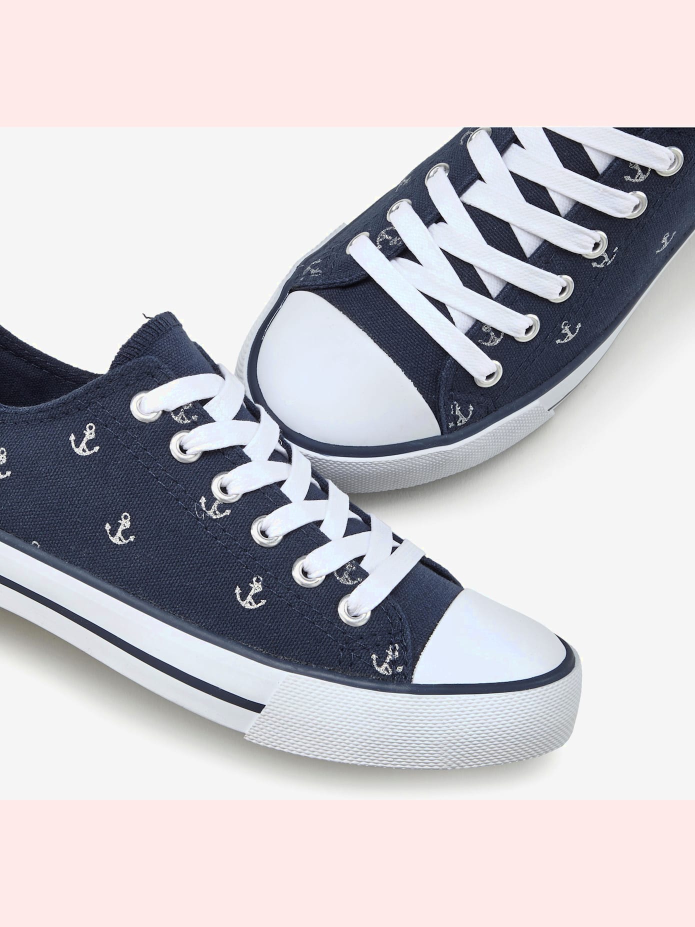 Baskets imprimé ancre tendance
