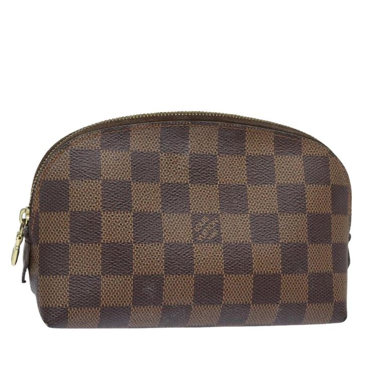 Louis Vuitton Vintage Louis Vuitton Cosmetic Pouch Brown