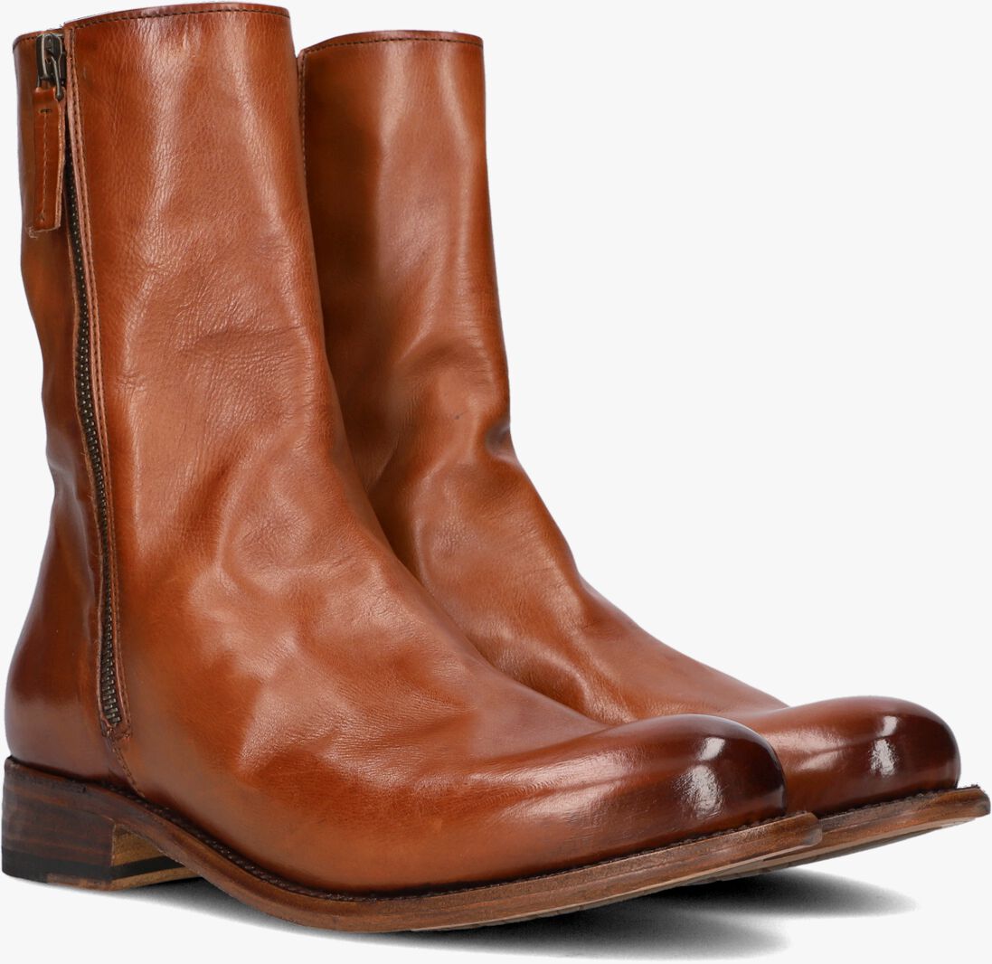 CORDWAINER cognac cordwainer enkellaarsjes 39002